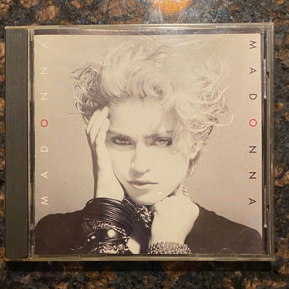 Madonna Music CD with Black and White Cover